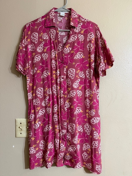 Yireh Dresses & Skirts - Yireh Shells and Pua shirt dress Rhea NWT